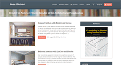Desktop Screenshot of blender3darchitect.com